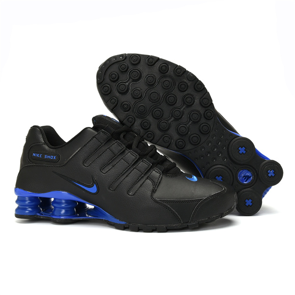 Men's Running Weapon Shox NZ Shoes Black/Blue 0017